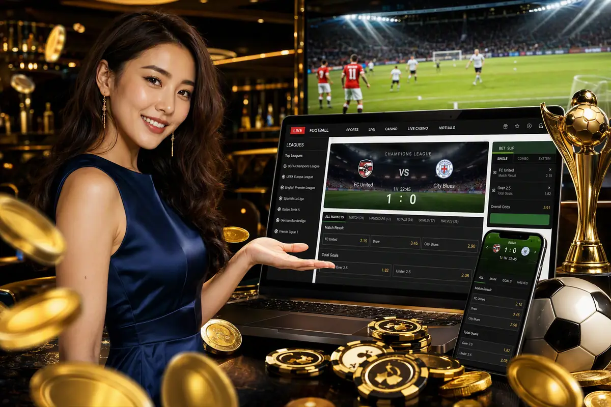 good111bet Live Dealer Baccarat Table